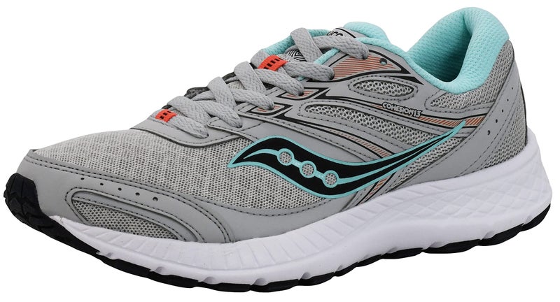 Saucony Women's Cohesion 13 Running Shoe, Grey/Mint, 7.5 M US - Image 1